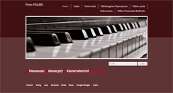 Desktop Screenshot of pianofrank.ch